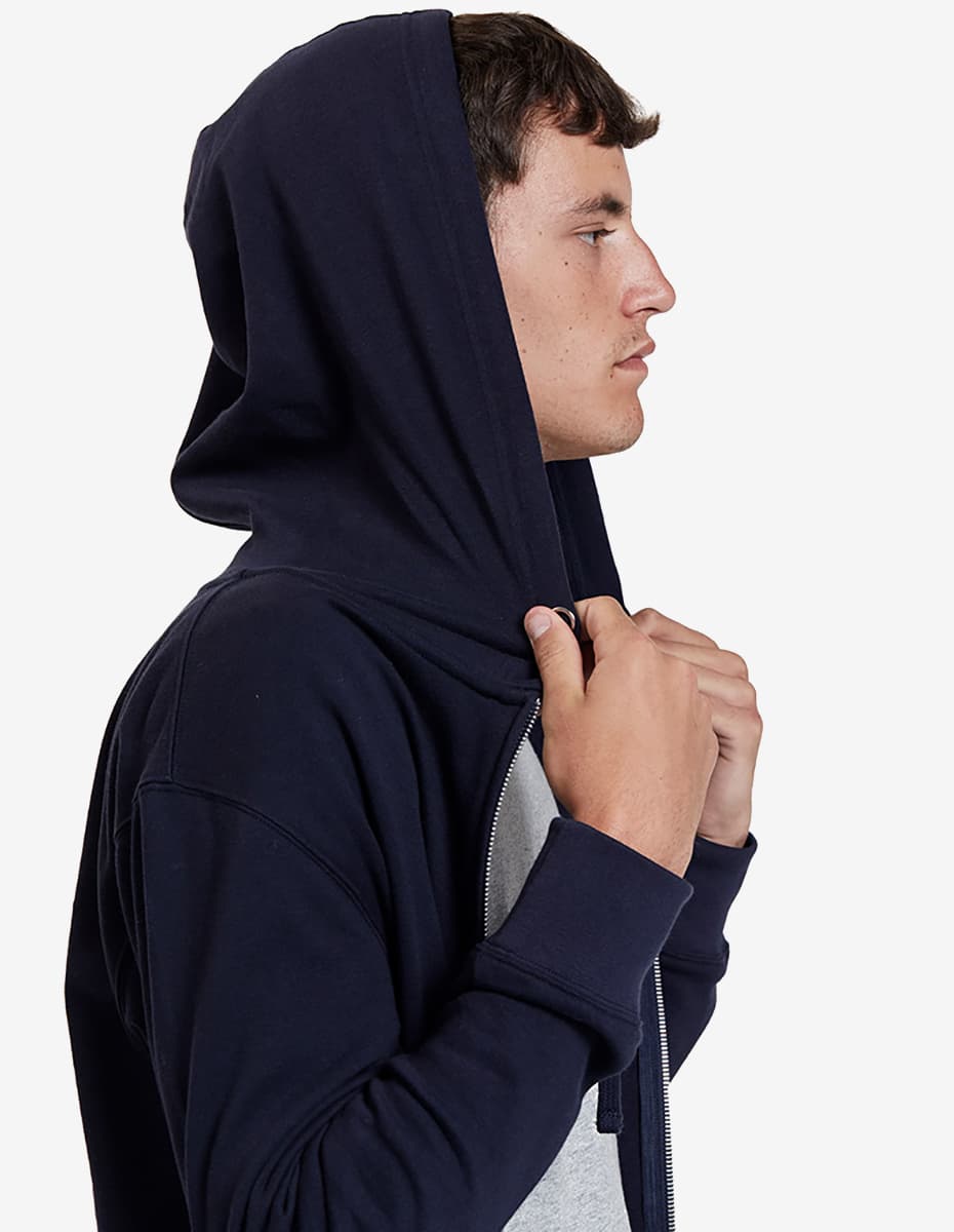 Midweight Fleece Zip Hoodie