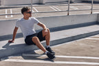 CALTO - Q271  - 2 Inches Taller (Black Noir) - Elevated Leatherette Micro-Perforated Sneakers