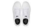 CALTO - Q272  - 2 Inches Taller (White & Gum Sole) -Elevated Leatherette Micro-Perforated Sneakers