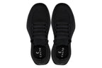 CALTO - QA060 - 2.4 Inches Taller (Black/Black Sole) - Lightweight Knitted Sneakers