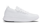CALTO - QA061 - 2.4 Inches Taller (White/White Sole) - Lightweight Knitted Sneakers