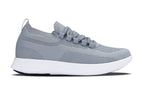 CALTO - QA065 - 2.4 Inches Taller (Grey/White Sole) - Lightweight Knitted Sneakers