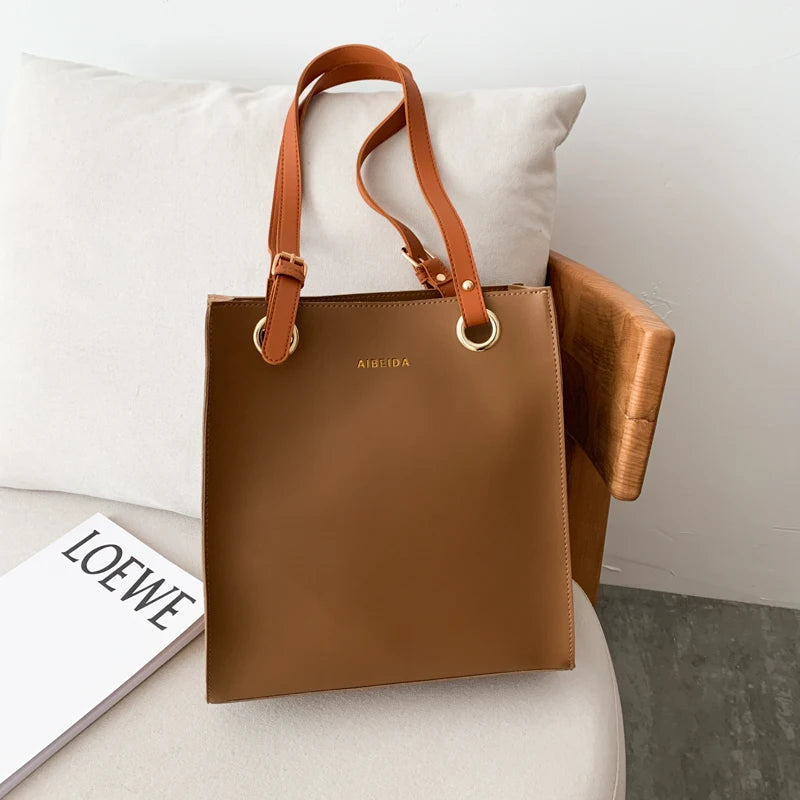 Women's Soft Leather Tote Bag