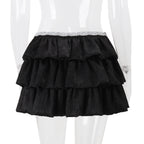 Pleated A-Line Mini Skirt