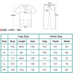 Women's Medical Uniform Elastic Scrub Set