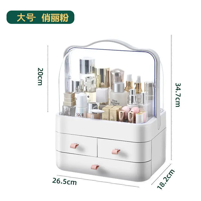 Dustproof Makeup Organizer With Drawer