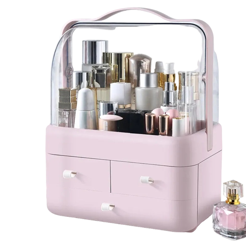 Dustproof Makeup Organizer With Drawer
