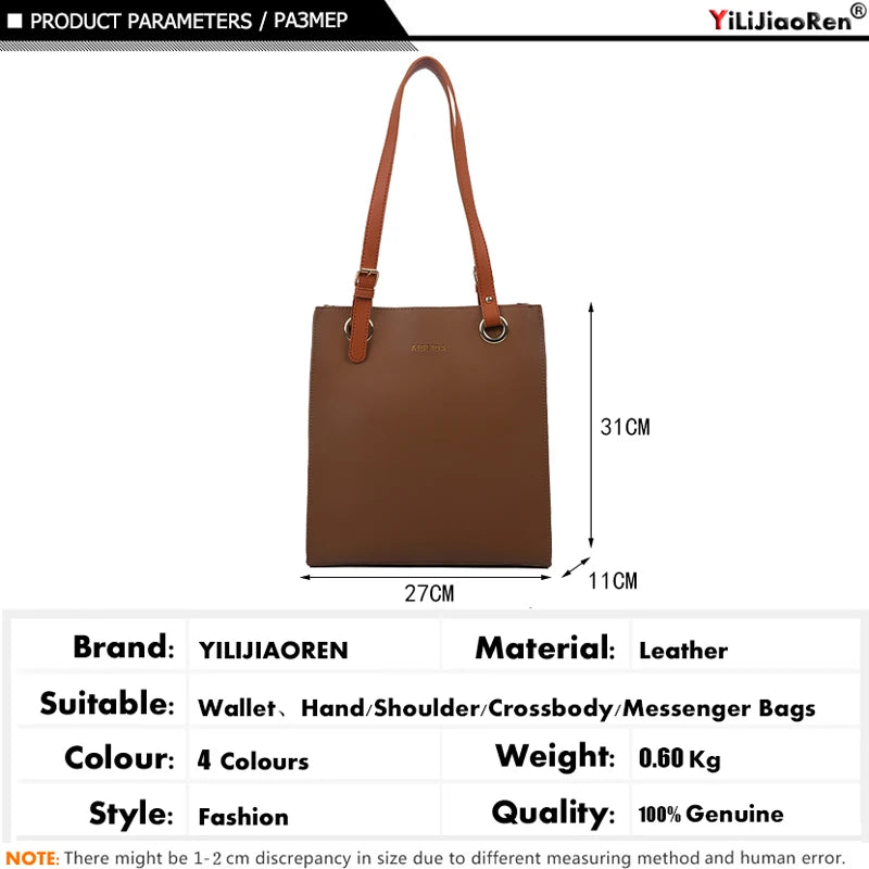 Women's Soft Leather Tote Bag