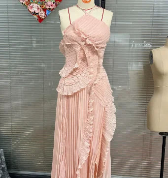 Elegant Mid-Calf A-Line Dress