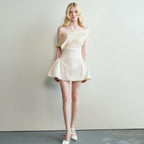 Elegant Satin A-Line Maxi Dress