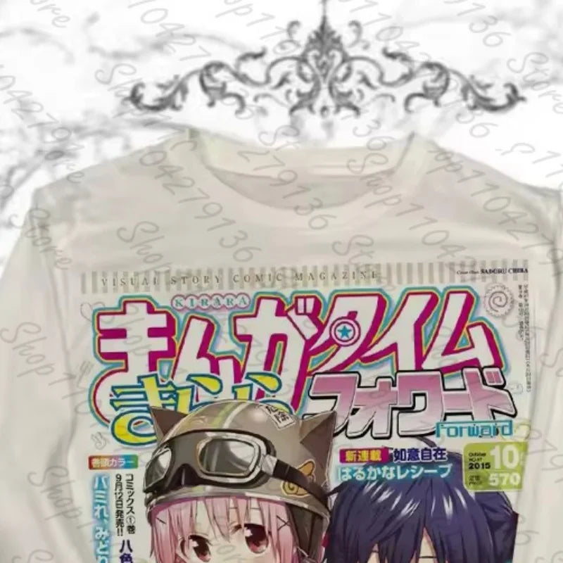 Y2K Cartoon Graphic Long Sleeve Tee