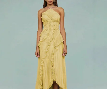 Elegant Mid-Calf A-Line Dress