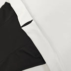 Contrast Ruffle Mini Dress