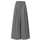 Women’s 2026 Summer Autumn Palazzo Pants - Printed Cropped Cotton Baggy Trousers with Pockets