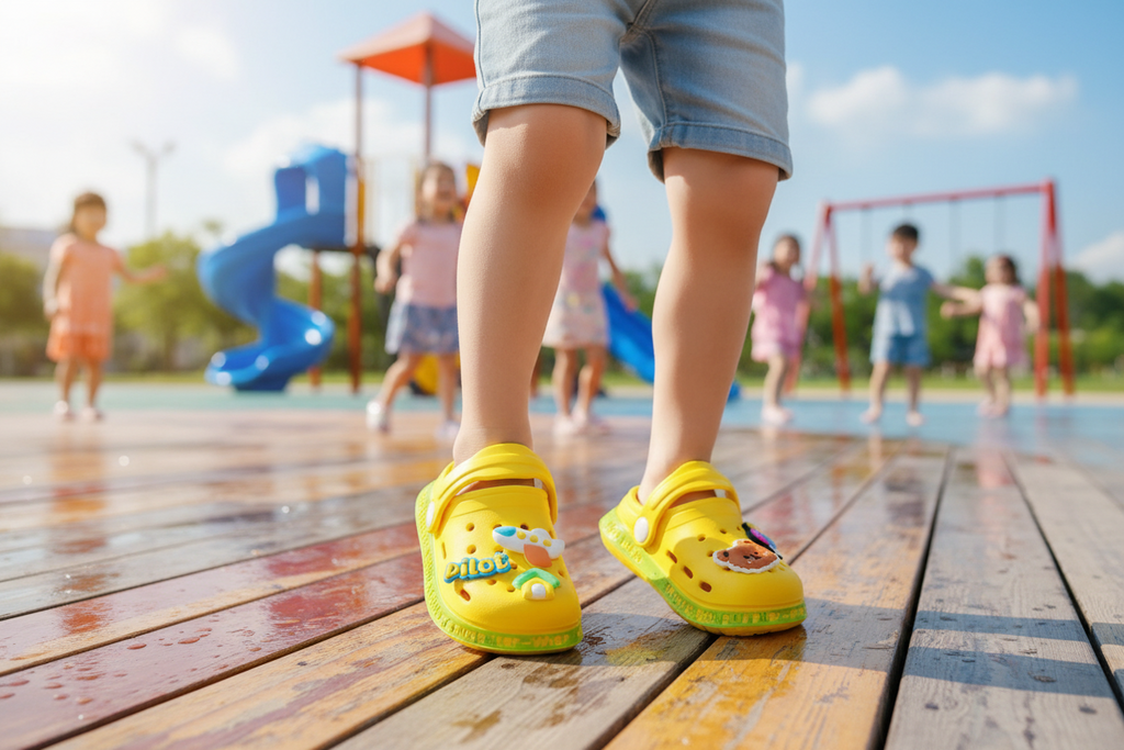Summer Sandals, Girls, Kids, Baby Boys, Cartoon Sandals, Flat Heel, Soft Slippers, Garden Shoes