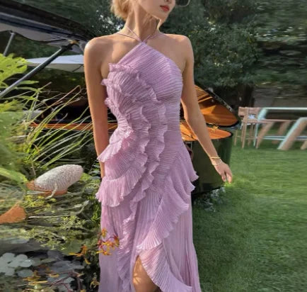 Elegant Mid-Calf A-Line Dress
