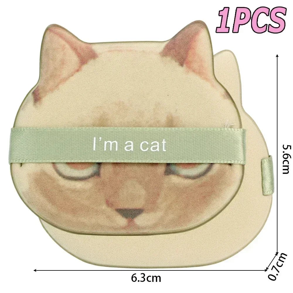 Cat Shaped Dual Use Makeup Puffs