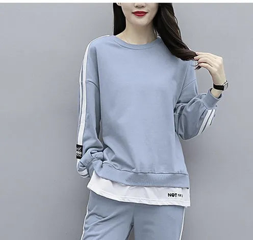 Striped Loose Fit Sportswear Set