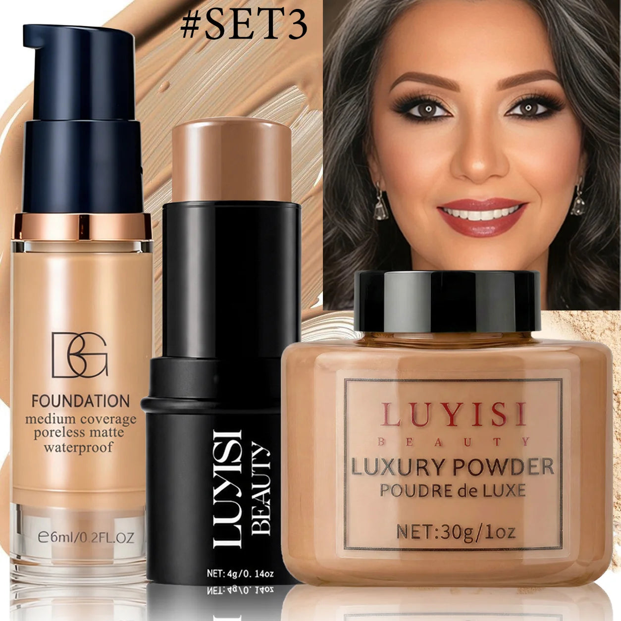 Full Coverage Face Makeup Set