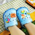 Summer Sandals, Girls, Kids, Baby Boys, Cartoon Sandals, Flat Heel, Soft Slippers, Garden Shoes