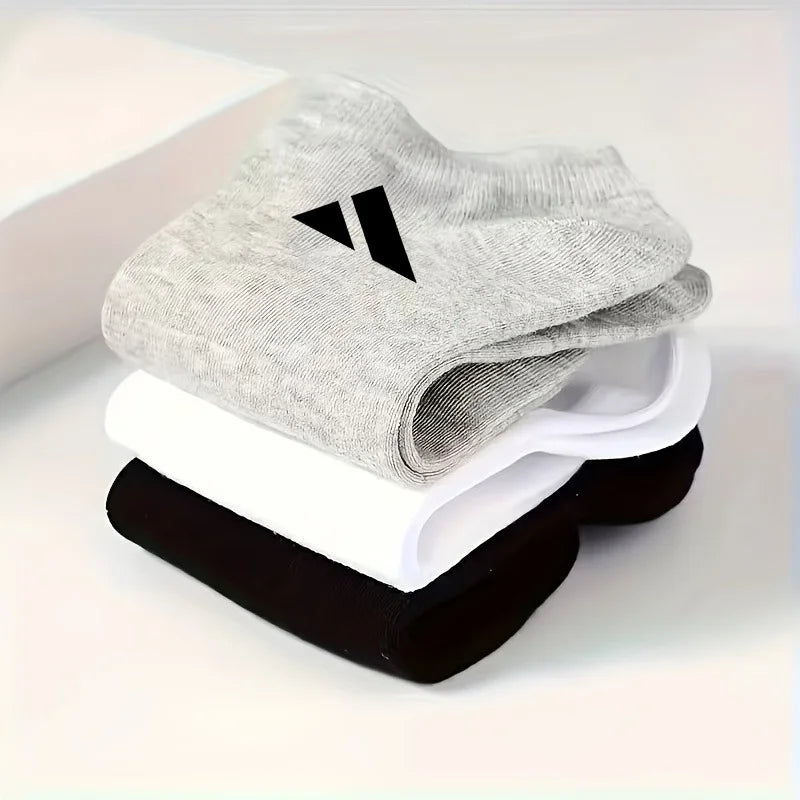 Three Pack Moisture Wicking Sports Socks