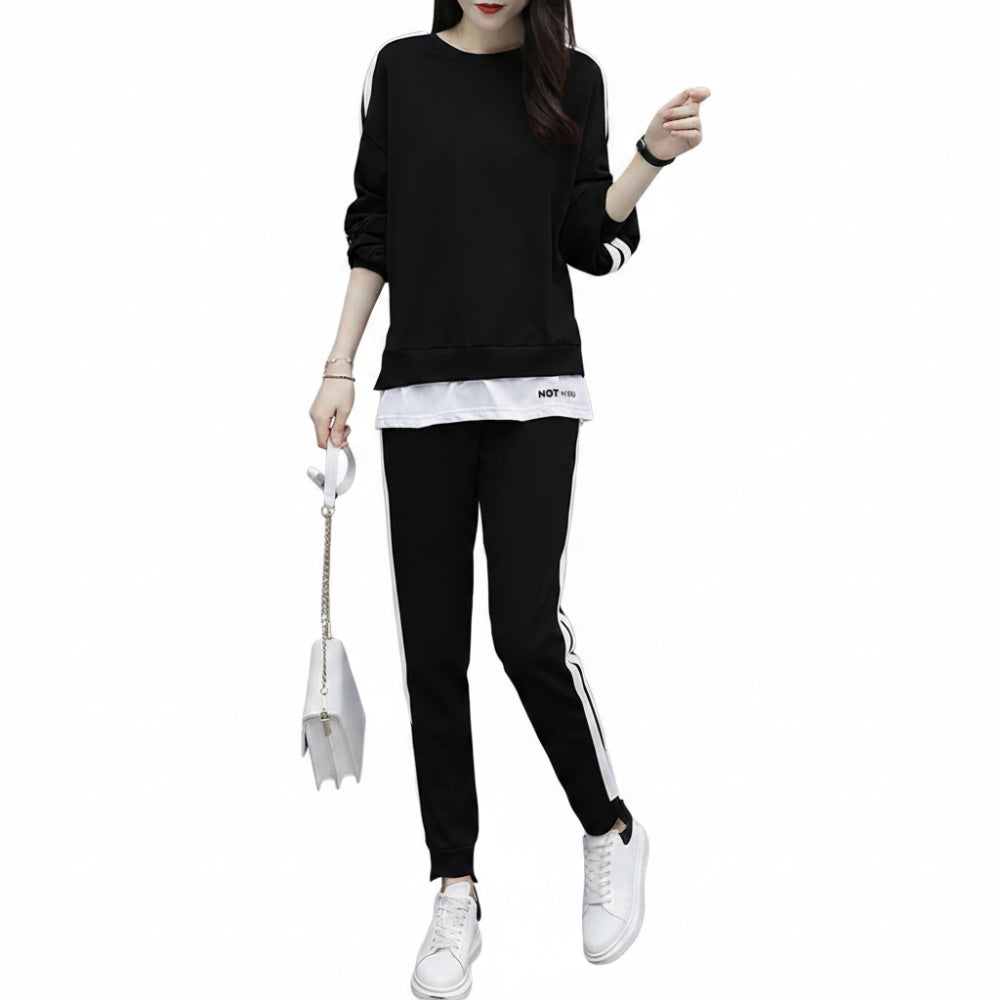 Striped Loose Fit Sportswear Set