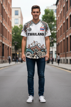Men And Women Elephant Thailand 3D Printed Round Neck Short Sleeve Summer Street T-shirt Men's High Quality Oversized Breathable