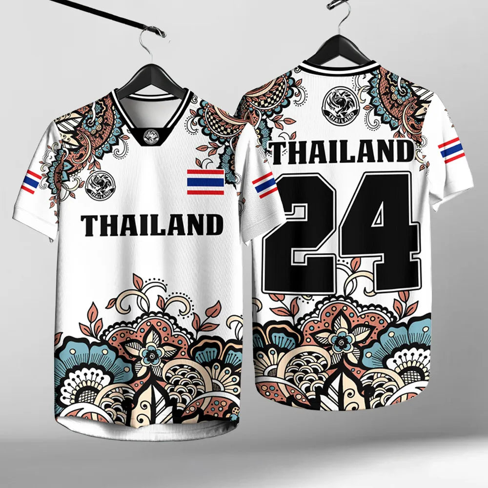 Men And Women Elephant Thailand 3D Printed Round Neck Short Sleeve Summer Street T-shirt Men's High Quality Oversized Breathable