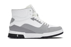 CALTO - S4751 - 3 Inches Taller (White/Grey) - High Top Sneakers