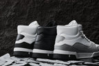 CALTO - S4751 - 3 Inches Taller (White/Grey) - High Top Sneakers