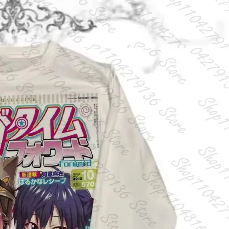 Y2K Cartoon Graphic Long Sleeve Tee