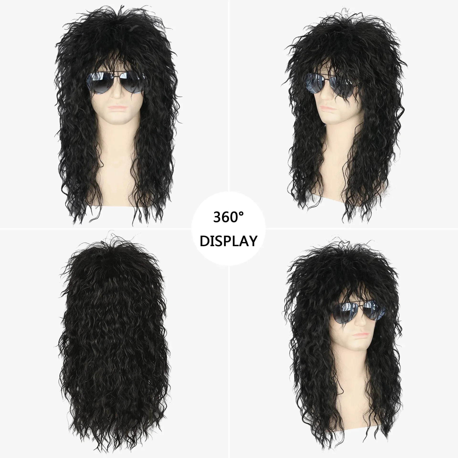 Long Curly Punk Wig