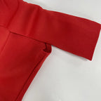 Contrast Ruffle Mini Dress