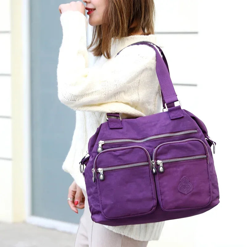 Women's Large Nylon Tote Bag