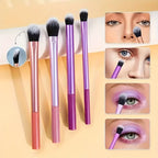 8 Piece Soft Makeup Brush Set