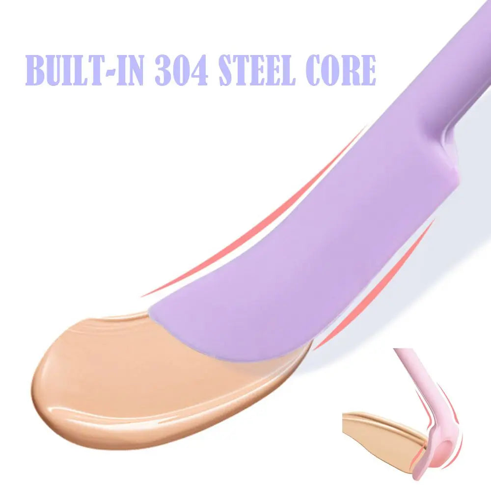 Double Head Silicone Cosmetic Spatulas