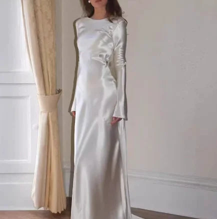 Elegant Mid-Calf A-Line Dress
