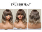 Grey Wavy Bob Wig