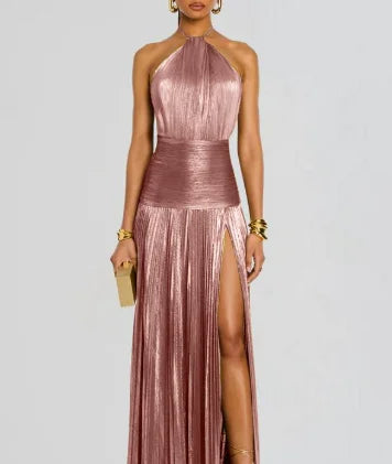 Elegant Mid-Calf A-Line Dress