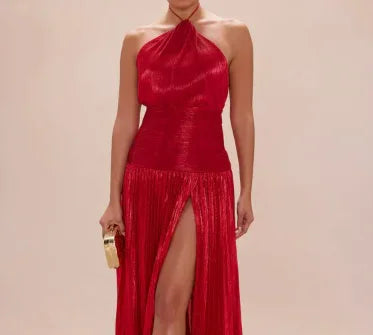 Elegant Mid-Calf A-Line Dress