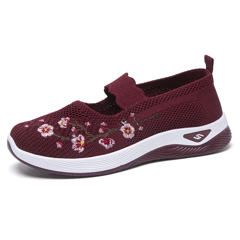 Women's Embroidered Chunky Sneakers