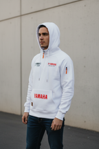 2026 Yamaha Autumn and Winter Vintage Heavy-Duty Men’s Fleece Hooded Sweater