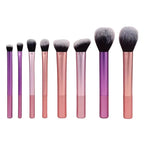 8 Piece Soft Makeup Brush Set