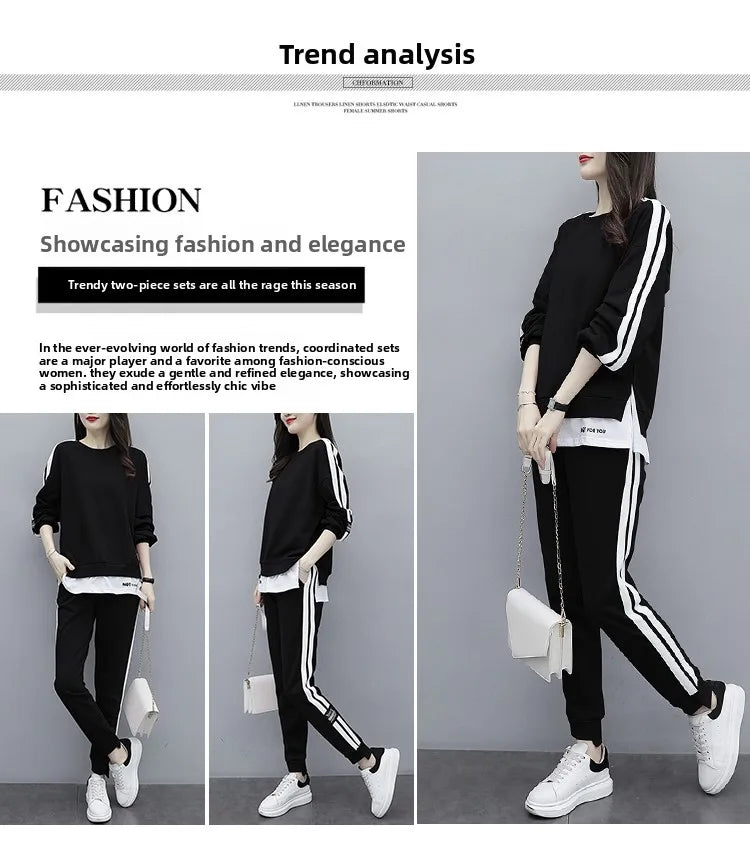 Striped Loose Fit Sportswear Set