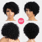 Kinky Curly Pixie Lace Wig