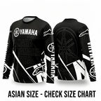 Yamaha Summer Breathable Quick-Dry Motorcycle Riding Suit - Long Sleeve Off-Road Racing Gear for Men and Women