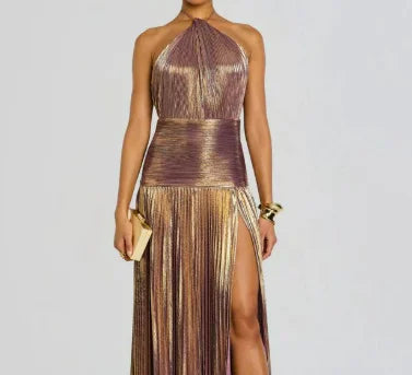 Elegant Mid-Calf A-Line Dress