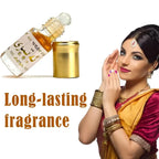 Arabian Gold Perfume Oil Roll On Bottle Long Lasting Fragrance Body Perfume Unisex Portable Long Lasting Scent Body Fragrance