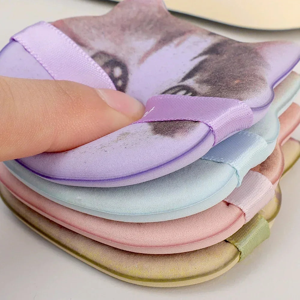 Cat Shaped Dual Use Makeup Puffs