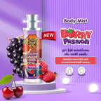 Chupa Chups Body Mist 100ml Refreshing Fruity Fragrance Long-lasting Sweet Scent Melon Apple Grape Berry Flavors Women Perfume